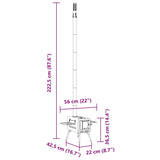 Tent Wood Stove With Chimney And Foldable Legs Black Steel