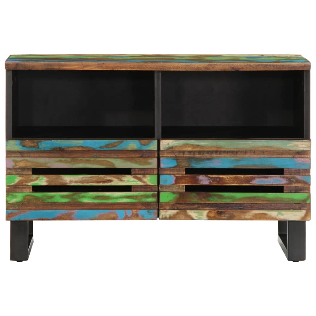 Tv Cabinet 70X34X46 Cm Solid Wood Acacia