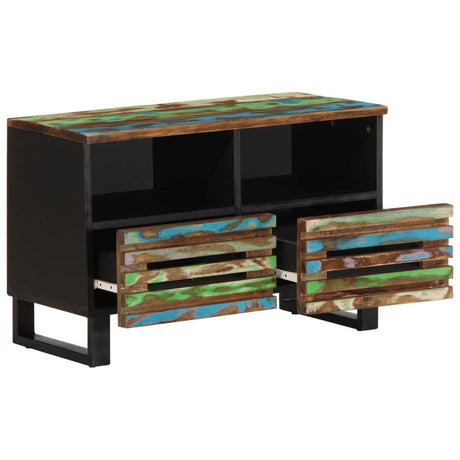 Tv Cabinet 70X34X46 Cm Solid Wood Acacia
