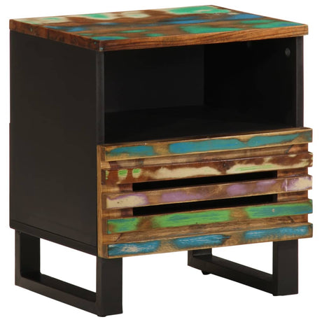 Bedside Cabinet 40X33X46 Cm Solid Wood Acacia
