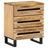Bedside Cabinet 50X34X62 Cm Solid Wood Mango