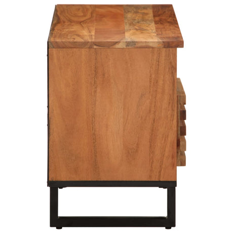 Tv Cabinet 100X34X46 Cm Solid Wood Acacia
