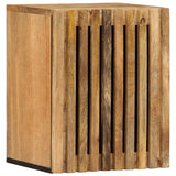 Bathroom Wall Cabinet 38X34X48 Cm Solid Wood Acacia
