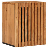 Bathroom Wall Cabinet 38X34X48 Cm Solid Wood Acacia