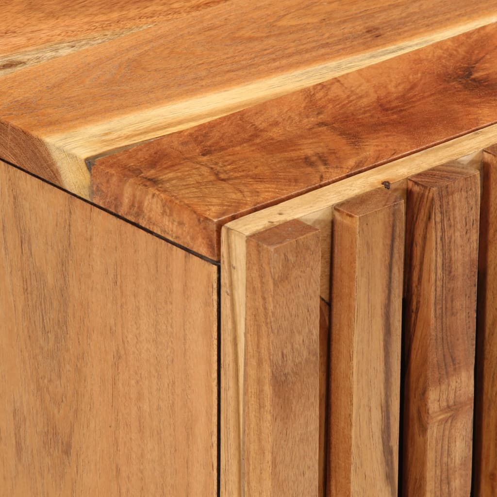 Bathroom Wall Cabinet 38X34X48 Cm Solid Wood Acacia