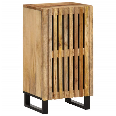 Sideboard 40X34X75 Cm Solid Wood Rough Mango