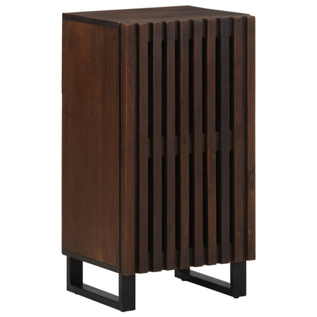 Sideboard 40X34X75 Cm Solid Wood Rough Mango