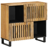 Sideboard 80X34X75 Cm Solid Wood Acacia