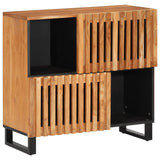 Sideboard 80X34X75 Cm Solid Wood Acacia