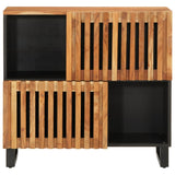 Sideboard 80X34X75 Cm Solid Wood Acacia