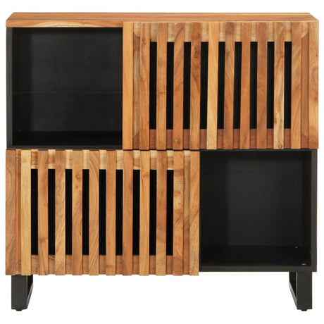 Sideboard 80X34X75 Cm Solid Wood Acacia