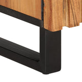 Sideboard 80X34X75 Cm Solid Wood Acacia