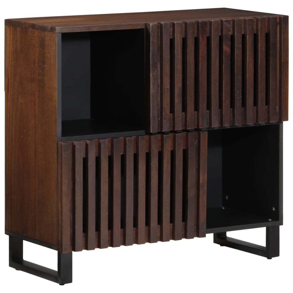Sideboard 80X34X75 Cm Solid Wood Acacia