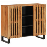 Sideboard 90X34X75 Cm Solid Wood Acacia