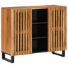 Sideboard 90X34X75 Cm Solid Wood Acacia