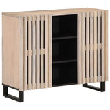 Sideboard 90X34X75 Cm Solid Wood Acacia