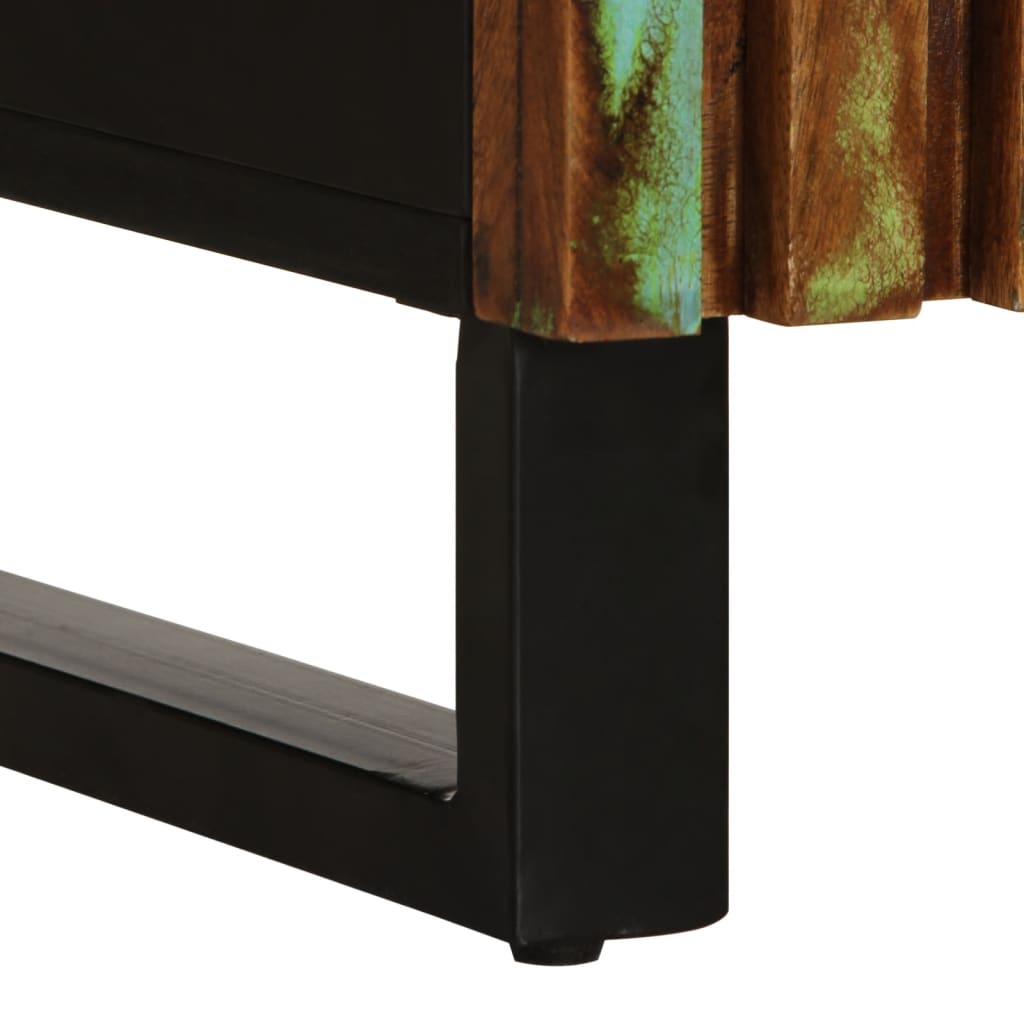 Sideboard 90X34X75 Cm Solid Wood Acacia