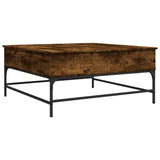 Coffee Table 95X95X45 Cm Engineered Wood And Metal