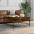 Coffee Table 95X95X45 Cm Engineered Wood And Metal