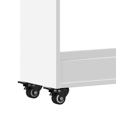 Cabinet With Wheels 60X22X79 Cm Engineered Wood