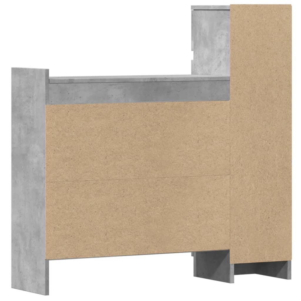 Shoe Cabinet 100.5X28X100 Cm Engineered Wood
