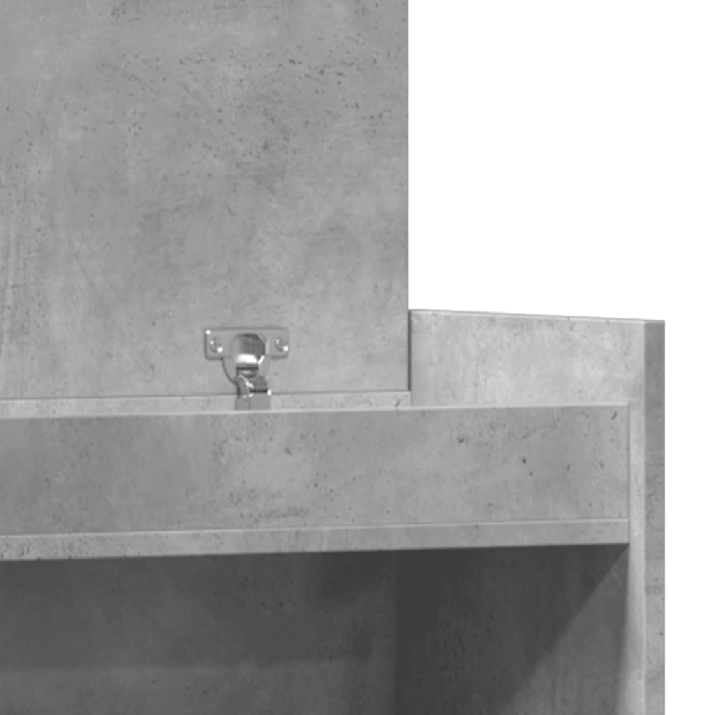 Shoe Cabinet 100.5X28X100 Cm Engineered Wood