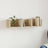 Wall Cabinets 2 Pcs 75X18X16.5 Cm Engineered Wood
