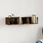 Wall Cabinets 2 Pcs 75X18X16.5 Cm Engineered Wood