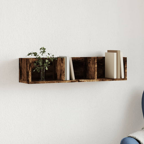 Wall Cabinets 2 Pcs 75X18X16.5 Cm Engineered Wood