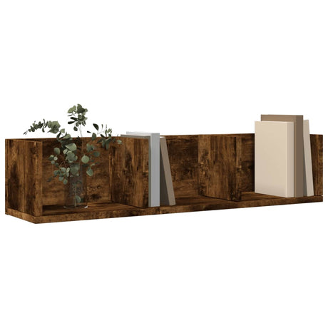 Wall Cabinets 2 Pcs 75X18X16.5 Cm Engineered Wood