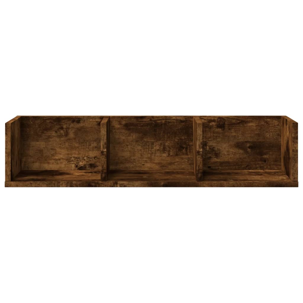 Wall Cabinets 2 Pcs 75X18X16.5 Cm Engineered Wood