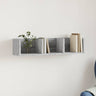 Wall Cabinets 2 Pcs 75X18X16.5 Cm Engineered Wood
