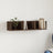 Wall Cabinets 2 Pcs 75X18X16.5 Cm Engineered Wood