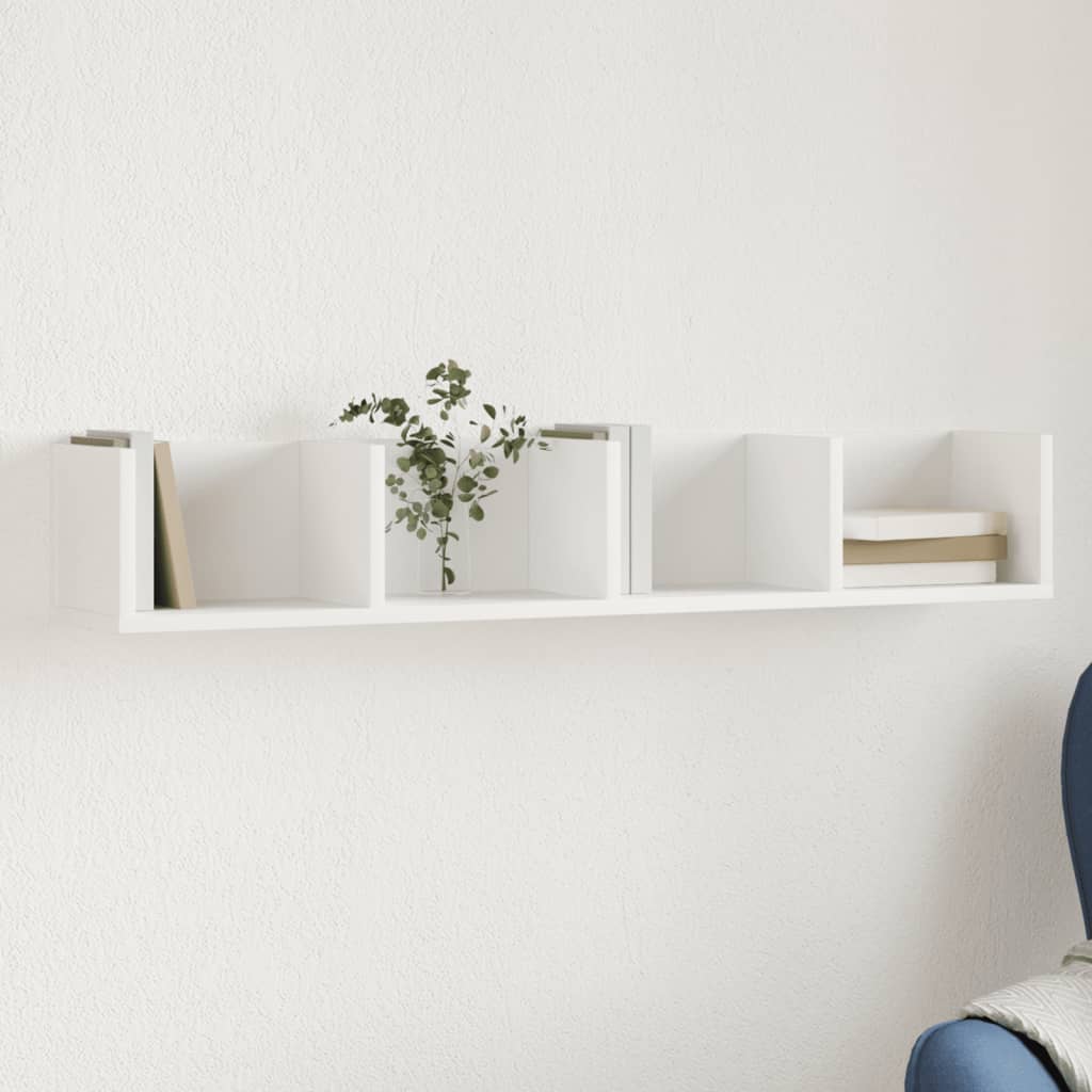 Wall Cabinets 2 Pcs 75X18X16.5 Cm Engineered Wood