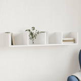 Wall Cabinets 2 Pcs 75X18X16.5 Cm Engineered Wood