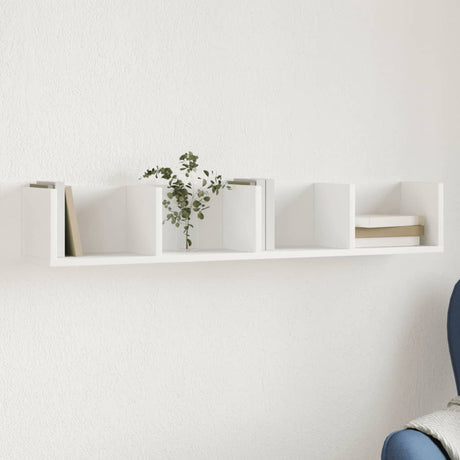 Wall Cabinets 2 Pcs 75X18X16.5 Cm Engineered Wood