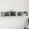 Wall Cabinets 2 Pcs 75X18X16.5 Cm Engineered Wood