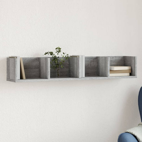 Wall Cabinets 2 Pcs 75X18X16.5 Cm Engineered Wood