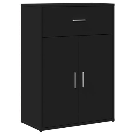 Sideboard Black 60X30X84 Cm Engineered Wood