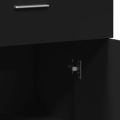 Sideboard Black 60X30X84 Cm Engineered Wood