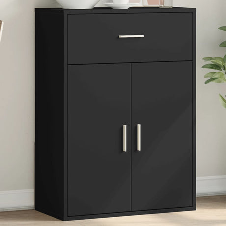Sideboard Black 60X30X84 Cm Engineered Wood