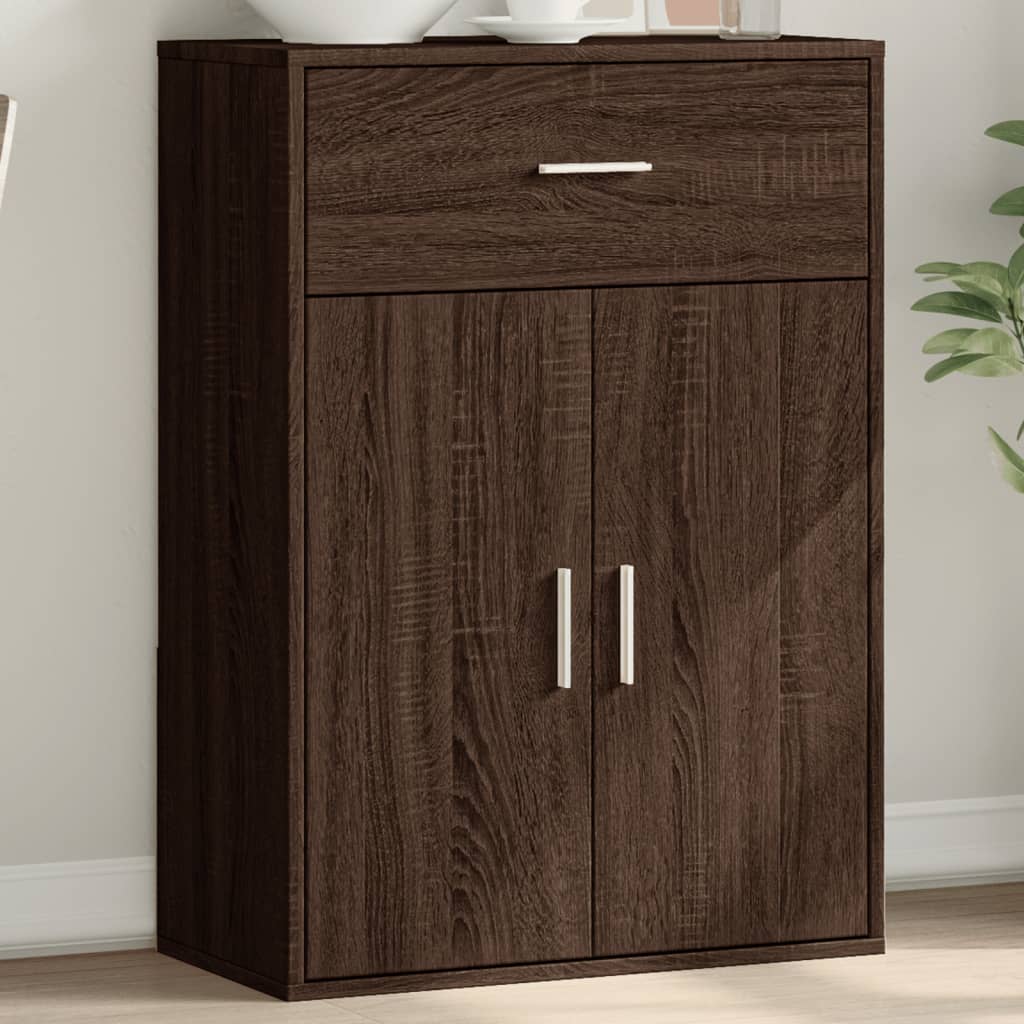 Sideboard Black 60X30X84 Cm Engineered Wood