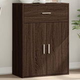 Sideboard Black 60X30X84 Cm Engineered Wood