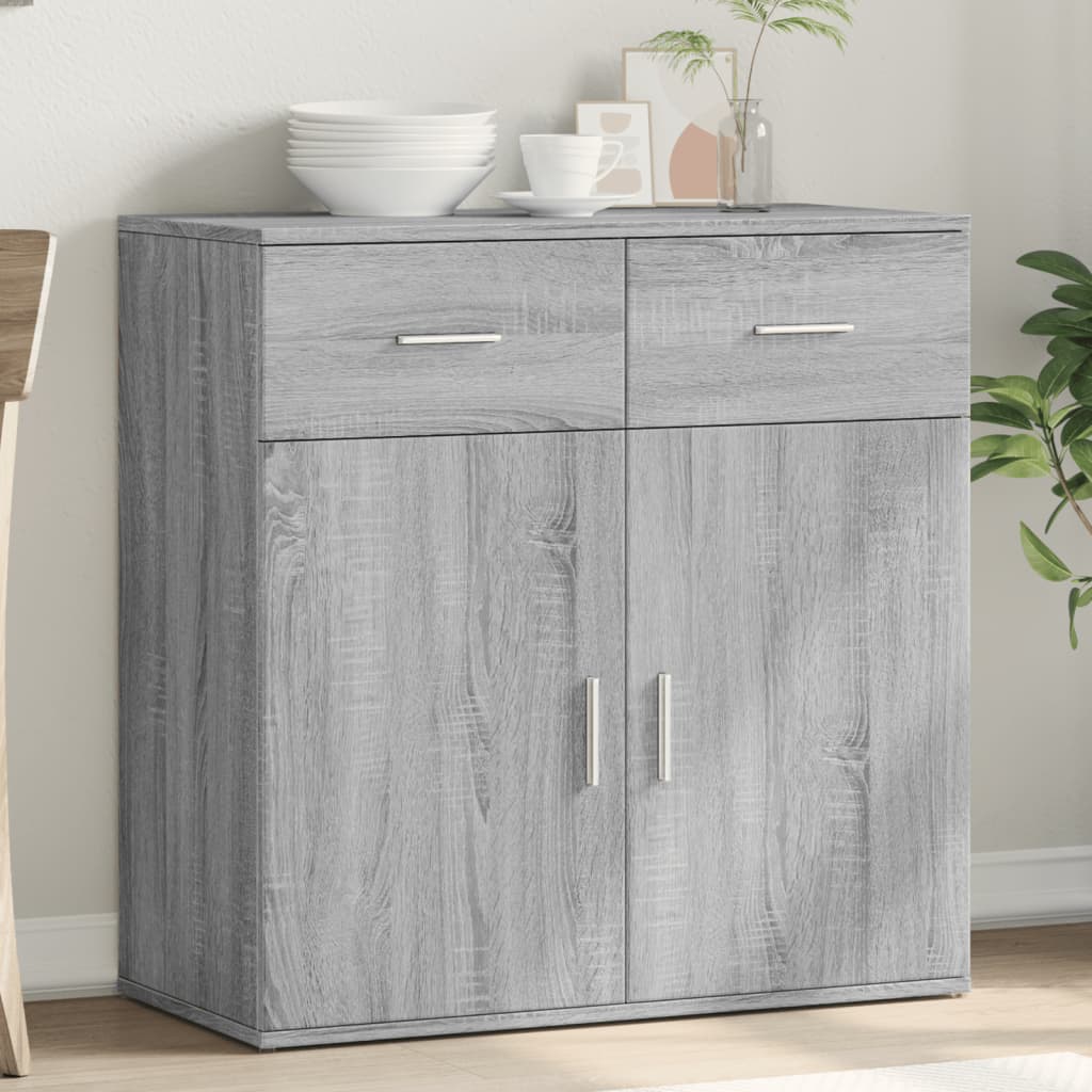 Sideboard 79X38X80 Cm Engineered Wood