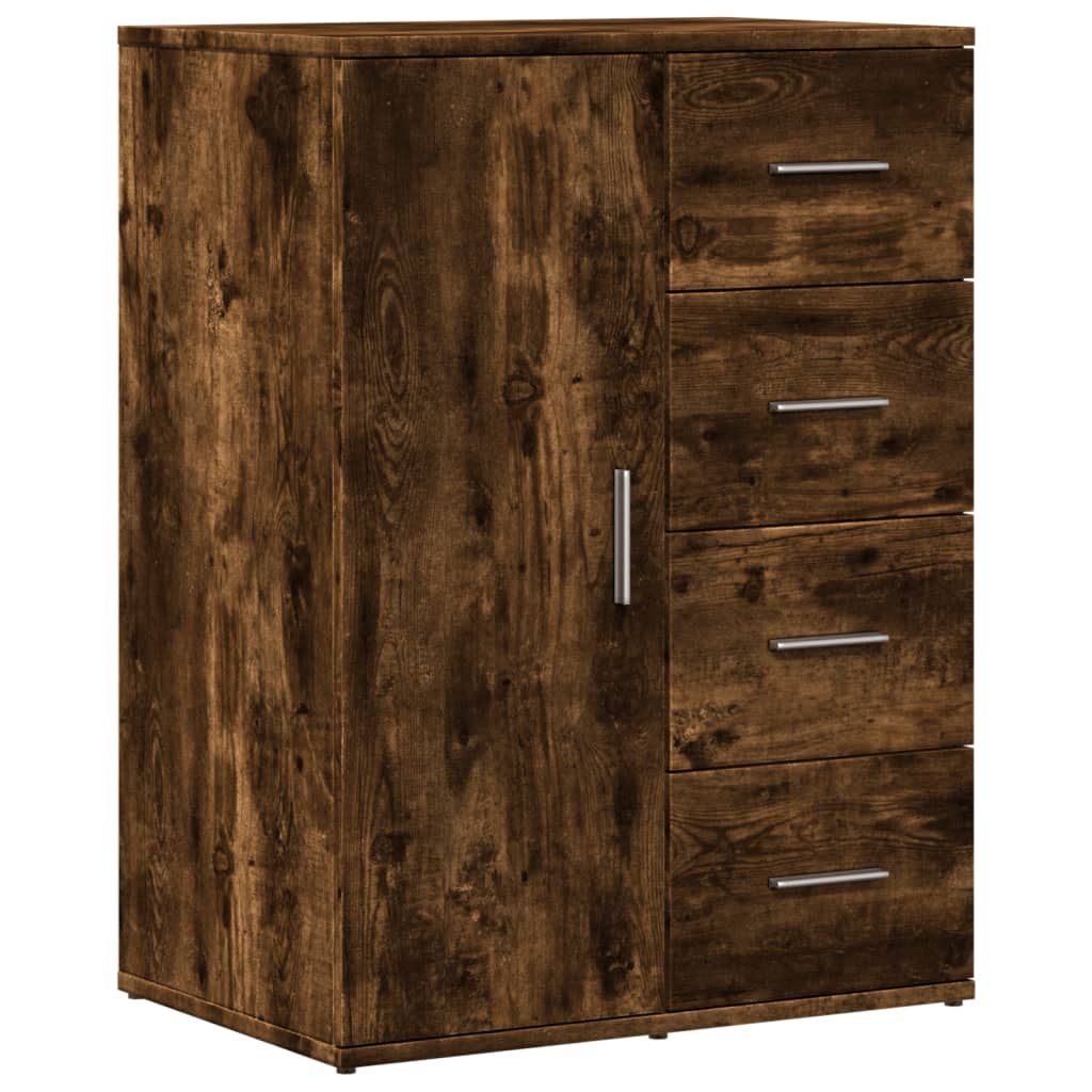 Sideboard Smoked Oak 59x39x80 cm Engineered Wood