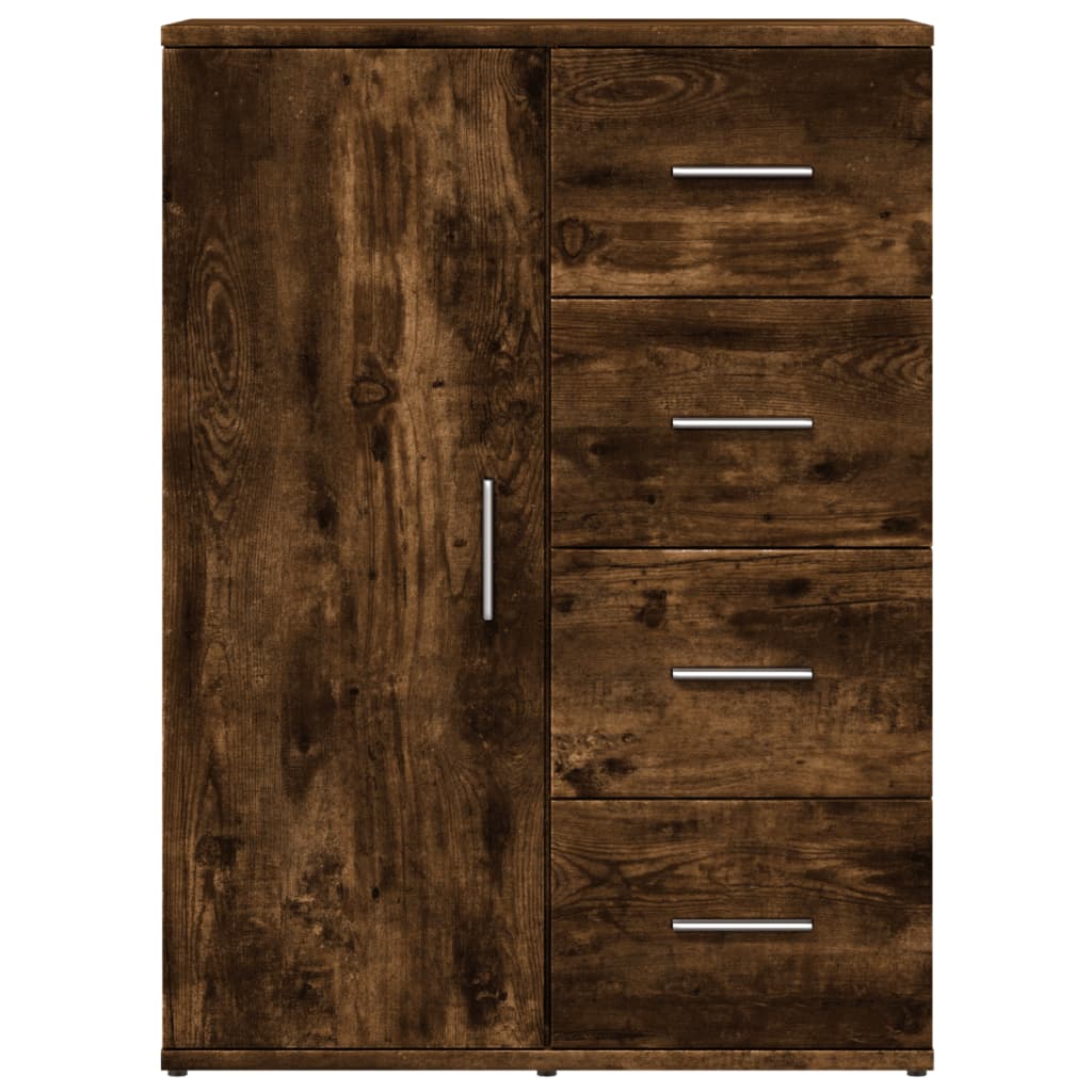 Sideboard Smoked Oak 59x39x80 cm Engineered Wood