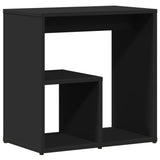 Side Table Black 50x30x50 cm Engineered Wood