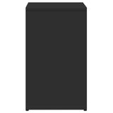 Side Table Black 50x30x50 cm Engineered Wood