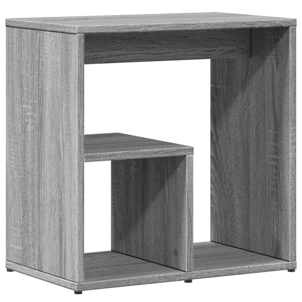 Side Table Grey Sonoma 50x30x50 cm Engineered Wood