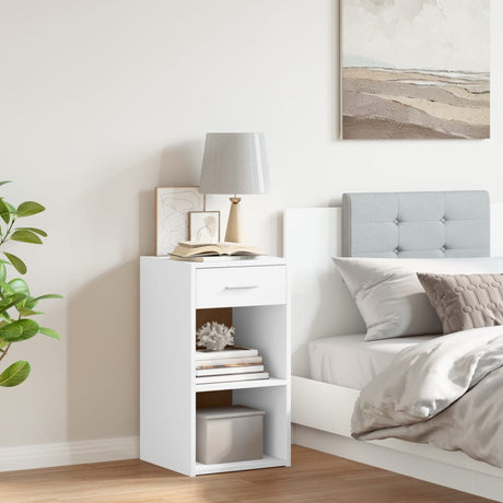 Bedside Cabinet 35X34X65 Cm Engineered Wood